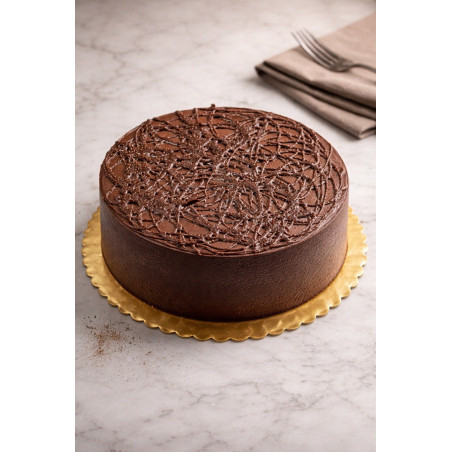 Belgian chocolate mousse cake