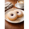 Black raspberry linzer tart cookies