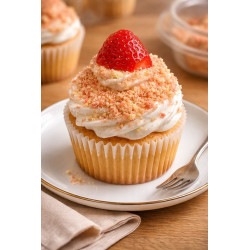Strawberry Crunch Cupcakes