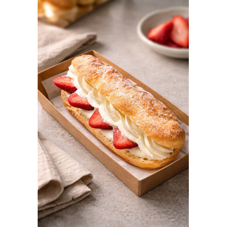 Strawberry Fruit Eclairs